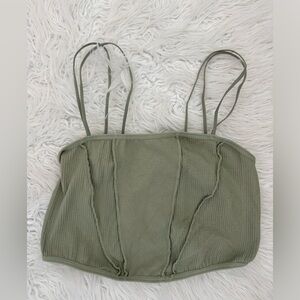 Urban Outfitters Out from Under Green cropped  Corset top size M/L